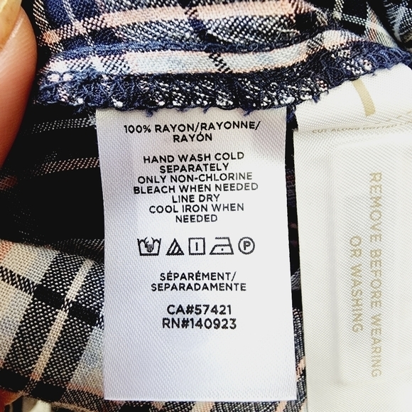 LOFT Plaid Ruffle Dress - Picture 9 of 9